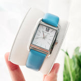 Buy Shop Michael Kors Petite Monroe White Dial Blue Leather Strap Watch for Women - MKO1061 USA Online