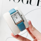 Buy Shop Michael Kors Petite Monroe White Dial Blue Leather Strap Watch for Women - MKO1061 USA Online