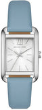 Buy Shop Michael Kors Petite Monroe White Dial Blue Leather Strap Watch for Women - MKO1061 USA Online