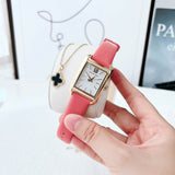 Buy Shop Michael Kors Petite Monroe White Dial Orange Leather Strap Watch for Women - MKO1060 USA Online