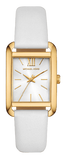 Buy Shop Michael Kors Petite Quartz White Dial White Leather Strap Watch for Women - MKO1059 USA Online