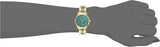 Buy Shop Michael Kors Petite Runway Mercer Blue Dial Gold Steel Strap Watch For Women - MK6673 USA Online
