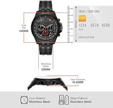 Buy Shop Michael Kors Pilot Chronograph Black Dial Black Steel Strap Watch For Men - MK9127 USA Online