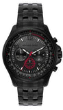 Buy Shop Michael Kors Pilot Chronograph Black Dial Black Steel Strap Watch For Men - MK9127 USA Online