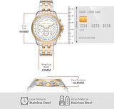 Buy Shop Michael Kors Pilot Multifunction Chronograph White Dial Two Tone Steel Strap Watch for Men - MK9126 USA Online