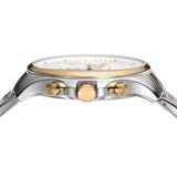 Buy Shop Michael Kors Pilot Multifunction Chronograph White Dial Two Tone Steel Strap Watch for Men - MK9126 USA Online
