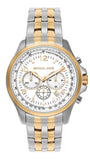 Buy Shop Michael Kors Pilot Multifunction Chronograph White Dial Two Tone Steel Strap Watch for Men - MK9126 USA Online