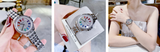 Buy Shop Michael Kors Pilot Quartz Silver Dial Silver Steel Strap Watch For Women - MK7368 USA Online