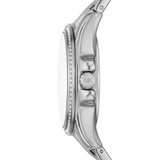 Buy Shop Michael Kors Pilot Quartz Silver Dial Silver Steel Strap Watch For Women - MK7368 USA Online