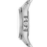 Buy Shop Michael Kors Pilot Quartz Silver Dial Silver Steel Strap Watch For Women - MK7379 USA Online
