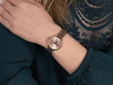 Buy Shop Michael Kors Portia Analog Quartz Rose Gold Dial Rose Gold Steel Strap Watch For Women - MK3839 USA Online