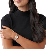 Buy Shop Michael Kors Portia Analog Quartz Rose Gold Dial Rose Gold Steel Strap Watch For Women - MK3839 USA Online