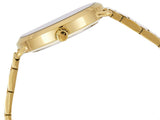 Buy Shop Michael Kors Portia Black Dial Gold Steel Strap Watch for Women - MK3788 USA Online