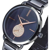 Buy Shop Michael Kors Portia Blue Dial Blue Stainless Steel Strap Watch for Women - MK3680 USA Online