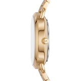 Buy Shop Michael Kors Portia Quartz White Dial Gold Steel Strap Watch for Women - MK3840 USA Online