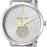 Buy Shop Michael Kors Silver Dial Two Tone Steel Strap Watch for Women - MK3679 USA Online