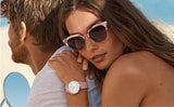 Buy Shop Michael Kors Portia Quartz Gold Dial Gold Steel Strap Watch For Women - MK3838 USA Online