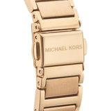 Buy Shop Michael Kors Portia Quartz Gold Dial Gold Steel Strap Watch For Women - MK3886 USA Online