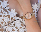 Buy Shop Michael Kors Portia Quartz Rose Gold Dial Rose Gold Steel Strap Watch For Women - MK3678 USA Online
