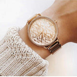 Buy Shop Michael Kors Portia Quartz Silver Dial Rose Gold Steel Strap Watch For Women - MK3887 USA Online