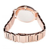 Buy Shop Michael Kors Portia Quartz Silver Dial Rose Gold Steel Strap Watch For Women - MK3887 USA Online