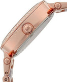 Buy Shop Michael Kors Portia Quartz Silver Dial Rose Gold Steel Strap Watch For Women - MK3887 USA Online