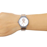 Buy Shop Michael Kors Portia Quartz Silver Dial Two Tone Steel Strap Watch For Women - MK3709 USA Online