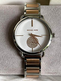 Buy Shop Michael Kors Portia Quartz Silver Dial Two Tone Steel Strap Watch For Women - MK3709 USA Online