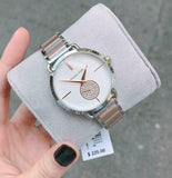 Buy Shop Michael Kors Portia Quartz Silver Dial Two Tone Steel Strap Watch For Women - MK3709 USA Online