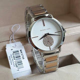 Buy Shop Michael Kors Portia Quartz Silver Dial Two Tone Steel Strap Watch For Women - MK3709 USA Online