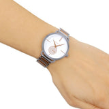 Buy Shop Michael Kors Portia Quartz Silver Dial Two Tone Steel Strap Watch For Women - MK3709 USA Online