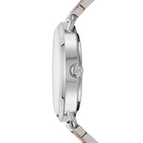 Buy Shop Michael Kors Portia Quartz Silver Dial Two Tone Steel Strap Watch For Women - MK3709 USA Online