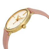 Buy Shop Michael Kors Portia Quartz White Dial Pink Leather Strap Watch For Women - MK2659 USA Online