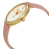 Buy Shop Michael Kors Portia Quartz White Dial Pink Leather Strap Watch For Women - MK2659 USA Online