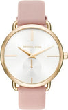 Buy Shop Michael Kors Portia Quartz White Dial Pink Leather Strap Watch For Women - MK2659 USA Online