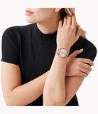 Buy Shop Michael Kors Portia Rose Gold Dial Rose Gold Mesh Bracelet Watch for Women - MK3845 USA Online