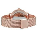 Buy Shop Michael Kors Portia Rose Gold Dial Rose Gold Mesh Bracelet Watch for Women - MK3845 USA Online