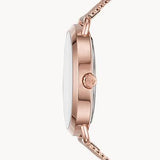 Buy Shop Michael Kors Portia Rose Gold Dial Rose Gold Mesh Bracelet Watch for Women - MK3845 USA Online