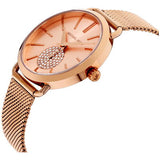 Buy Shop Michael Kors Portia Rose Gold Dial Rose Gold Mesh Bracelet Watch for Women - MK3845 USA Online