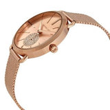 Buy Shop Michael Kors Portia Rose Gold Dial Rose Gold Mesh Bracelet Watch for Women - MK3845 USA Online