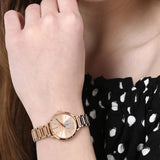 Buy Shop Michael Kors Portia Rose Gold Dial Rose Gold Steel Strap Watch for Women - MK3640 USA Online