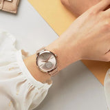 Buy Shop Michael Kors Portia Rose Gold Dial Rose Gold Steel Strap Watch for Women - MK3640 USA Online