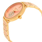 Buy Shop Michael Kors Portia Rose Gold Dial Two Tone Steel Strap Watch for Women - MK3706 USA Online