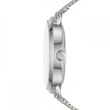 Buy Shop Michael Kors Charley Quartz Crystals Silver Dial Silver Steel Strap Watch For Women - MK4432 USA Online