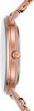 Buy Shop Michael Kors Pyper Analog Black Dial Rose Gold Mesh Strap Watch For Women - MK4566 USA Online