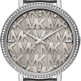 Buy Shop Michael Kors Pyper Analog Gray Dial Silver Steel Strap Watch For Women - MK4672 USA Online