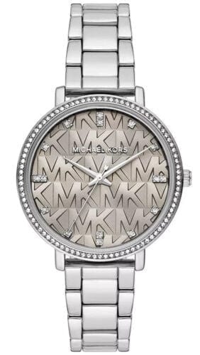 Buy Shop Michael Kors Pyper Analog Gray Dial Silver Steel Strap Watch For Women - MK4672 USA Online