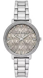 Buy Shop Michael Kors Pyper Analog Gray Dial Silver Steel Strap Watch For Women - MK4672 USA Online