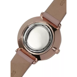 Buy Shop Michael Kors Pyper Analog White Dial Pink Leather Strap Watch For Women - MK2803 USA Online