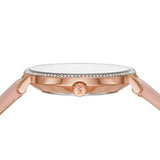 Buy Shop Michael Kors Pyper Analog White Dial Pink Leather Strap Watch For Women - MK2803 USA Online